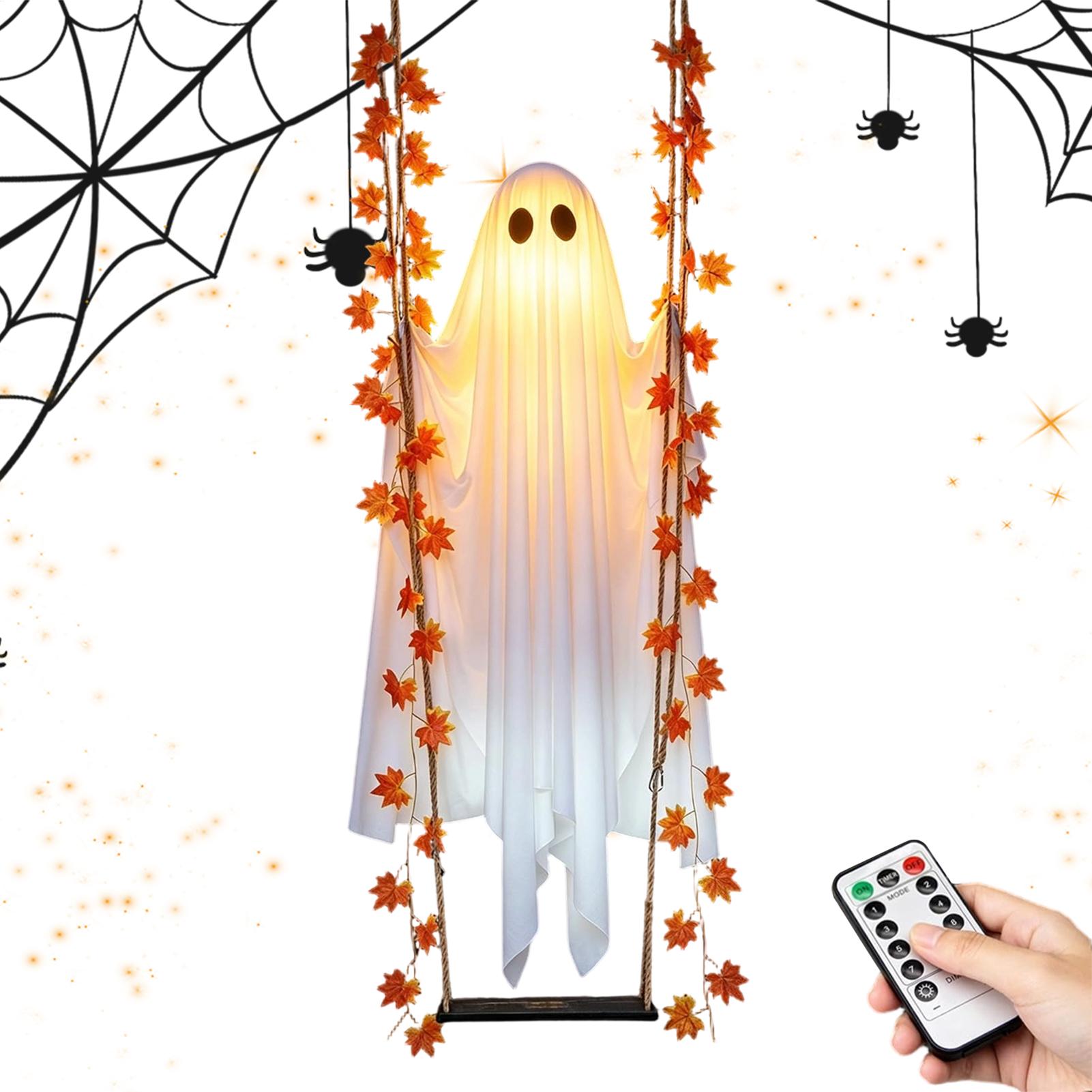 Outdoor Lighting Front Yard - Adornos Fantasma Iluminados con Control Remoto,