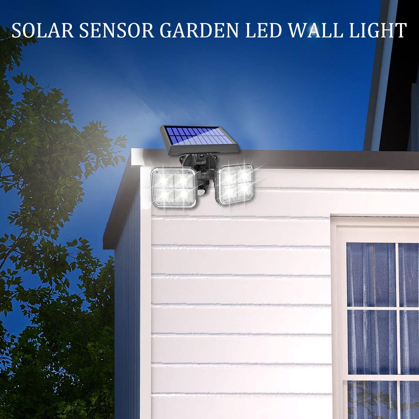 Outdoor Lighting Front Yard - Luces solares con Sensor de movimiento,