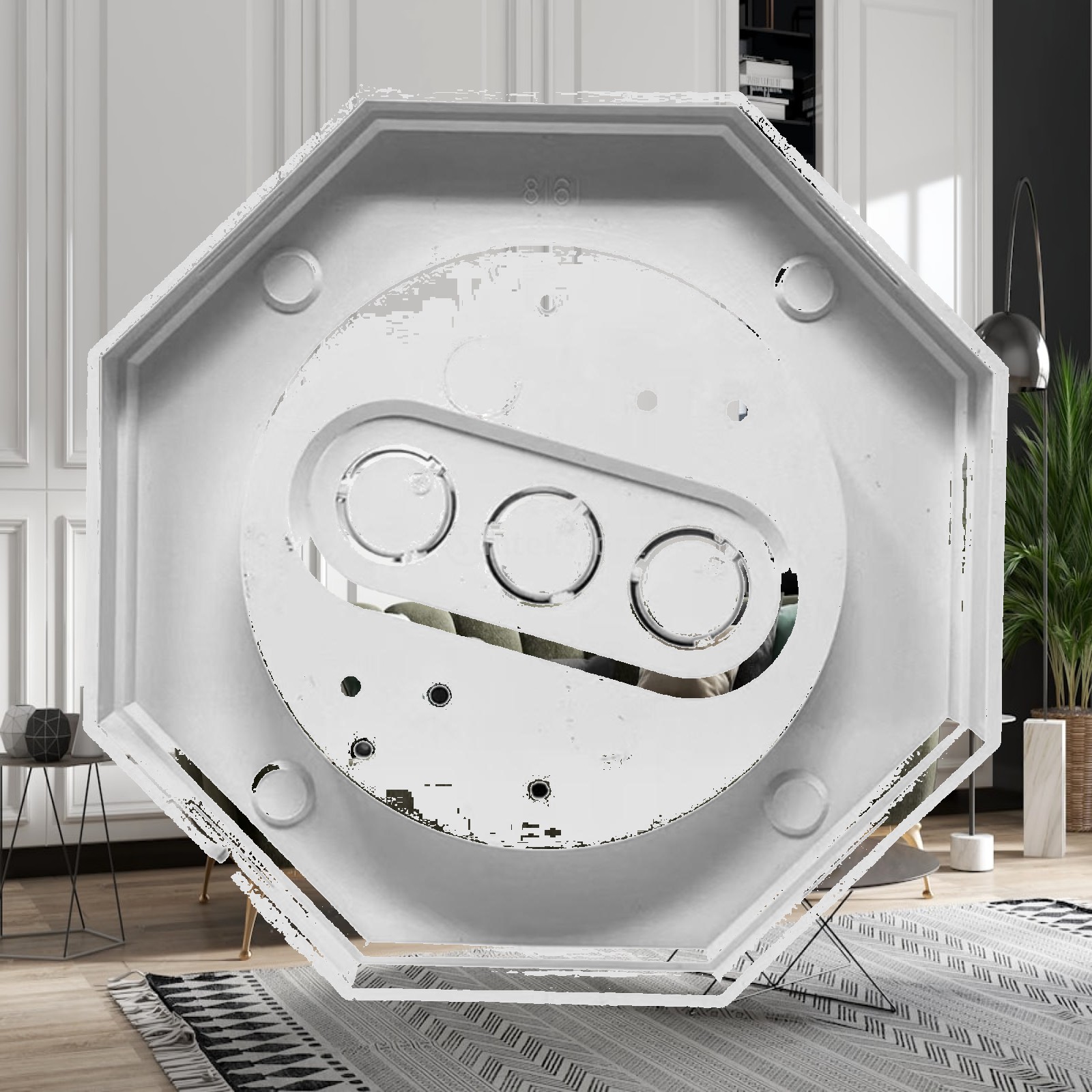 Outdoor Lighting Kits - Bloque de Montaje para Fachada, Material
