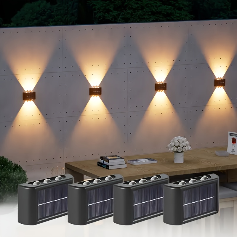 Outdoor Lighting For Garden - Lámpara Solar LED para Exteriores, Impermeable,