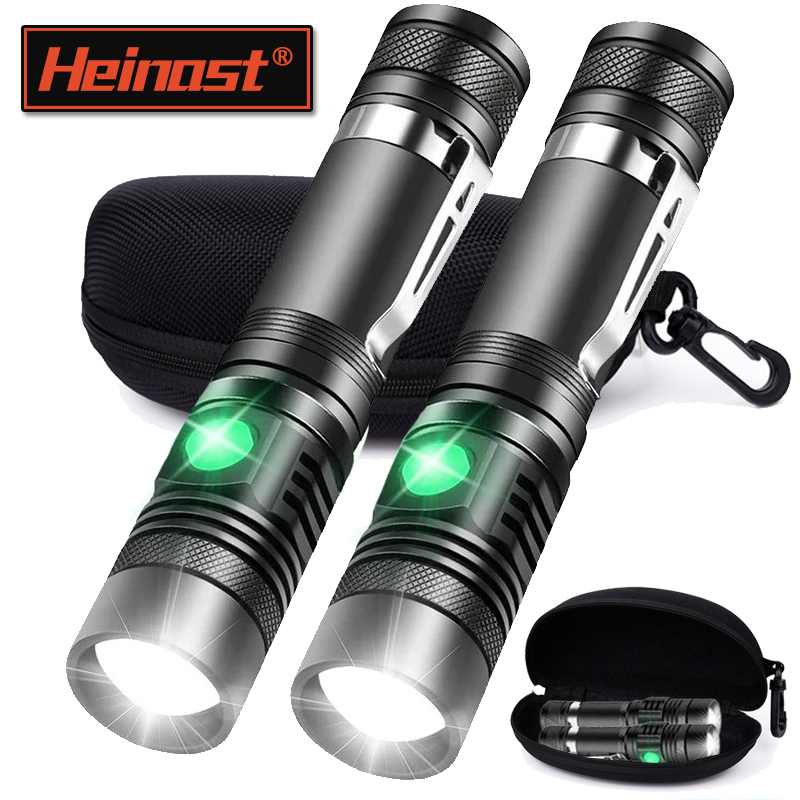 Outdoor Lighting Usa - Linterna de mano recargable T6, linterna