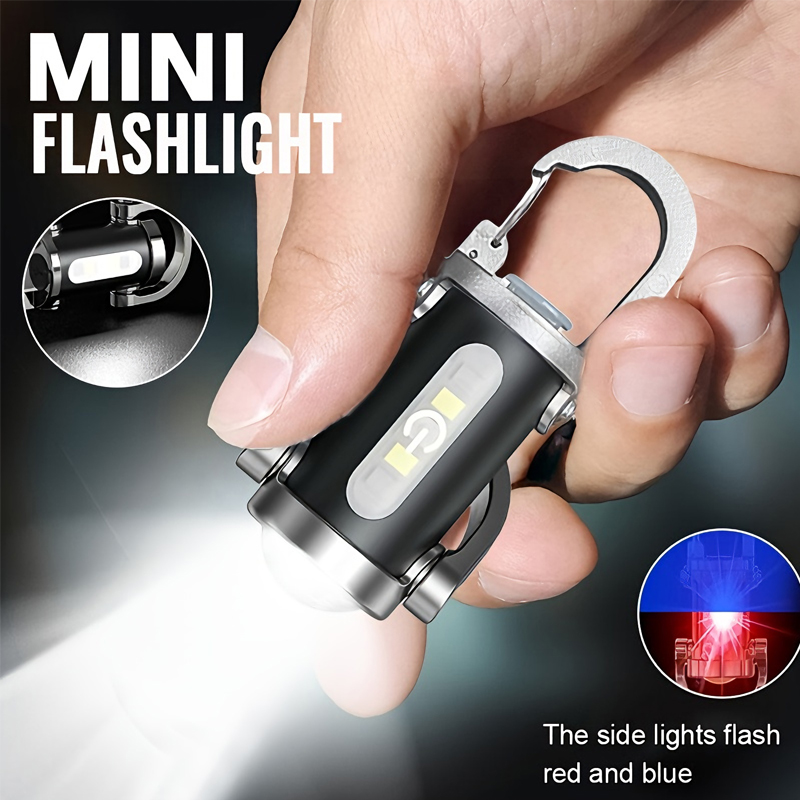 Outdoor Lighting Usa - Mini llavero linterna recargable de bolsillo