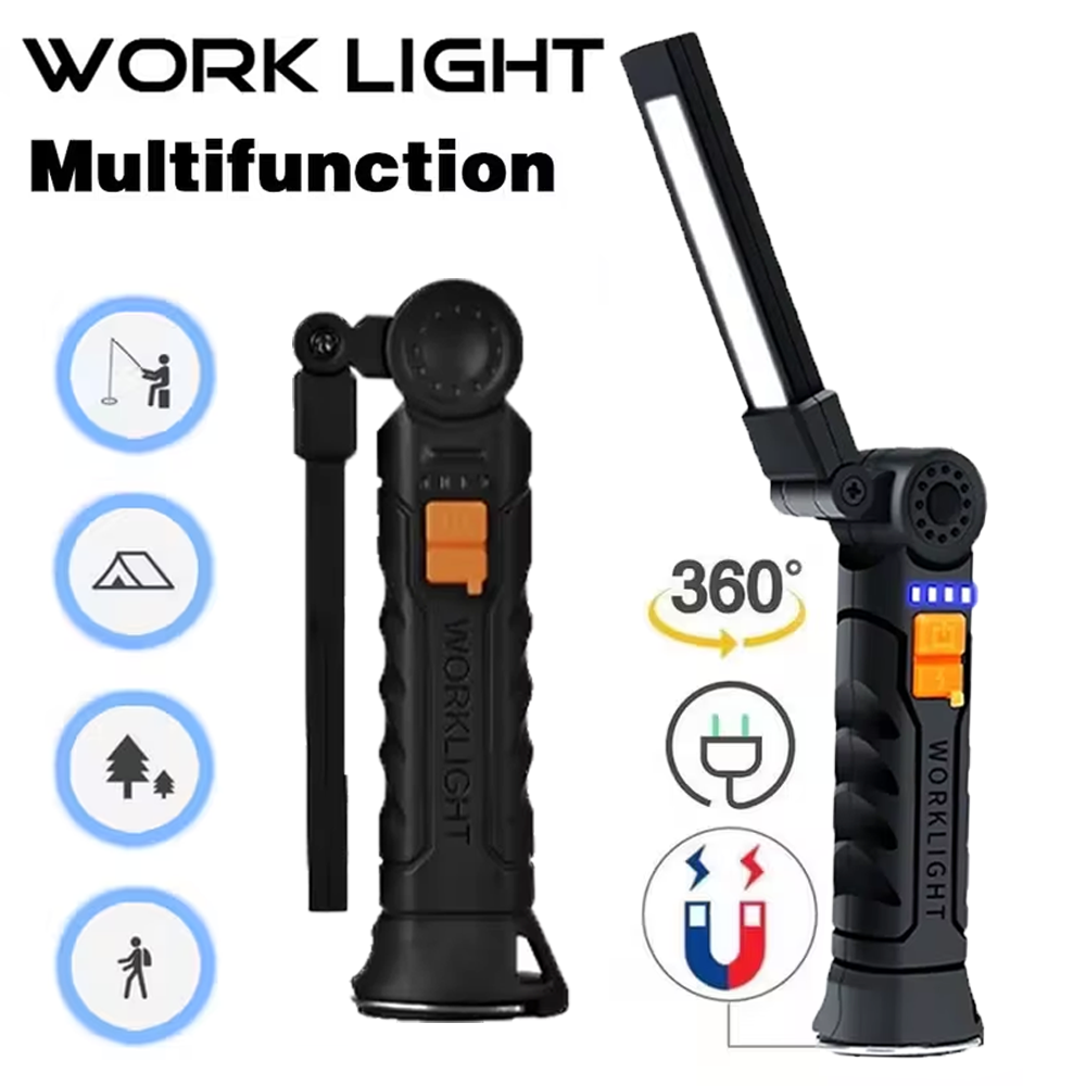 Outdoor Lighting Rechargeable - Linterna LED COB portátil, linterna recargable