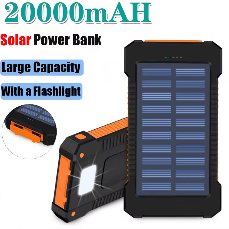 Outdoor Lighting Under Pergola - Banco de Energía Solar de 20000mAh,