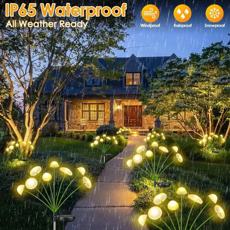 Outdoor Lighting Jellyfish - Luces Solares Ambientales con Forma de