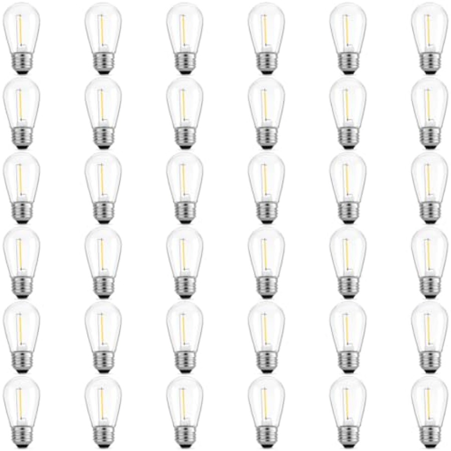 Outdoor Lighting Rechargeable - Paquete de 36 Bombillas LED S14