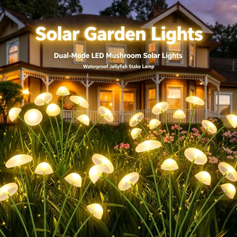 Outdoor Lighting Jellyfish - Luces Solares de Jardín LED de