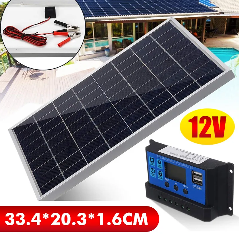 Outdoor Lighting Kits - Kit de Panel Solar de 50W,