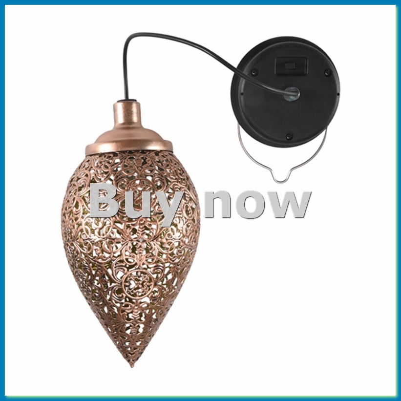 Outdoor Lighting Kits - Lámpara Colgante Marroquí LED con Energía