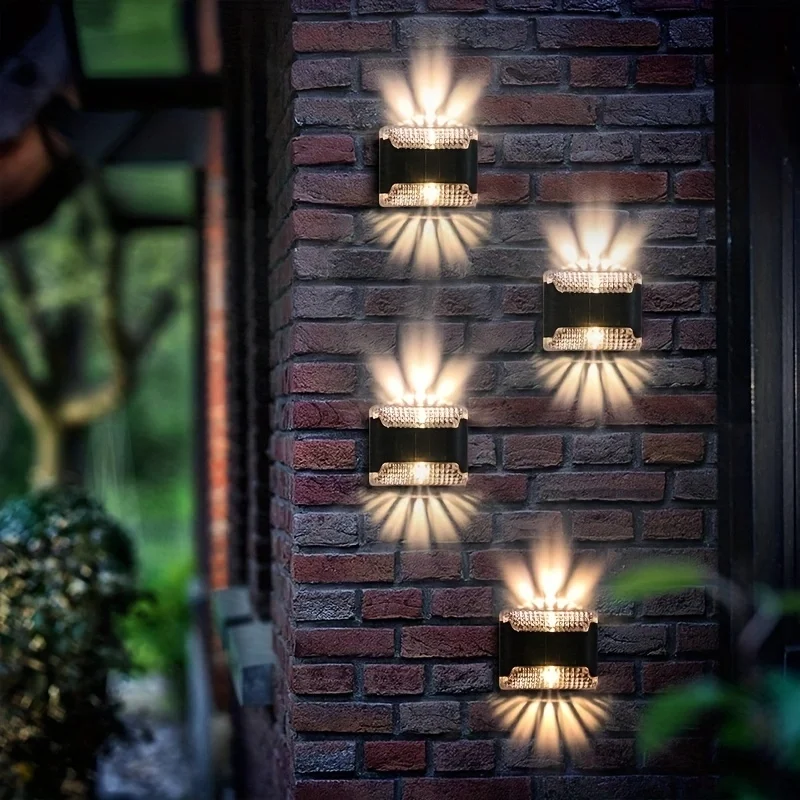 Outdoor Lighting Jellyfish - Juego de 4 Lámparas Solares de