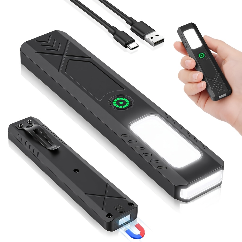 Outdoor Lighting Usa - Linterna LED recargable de mano, minilinterna