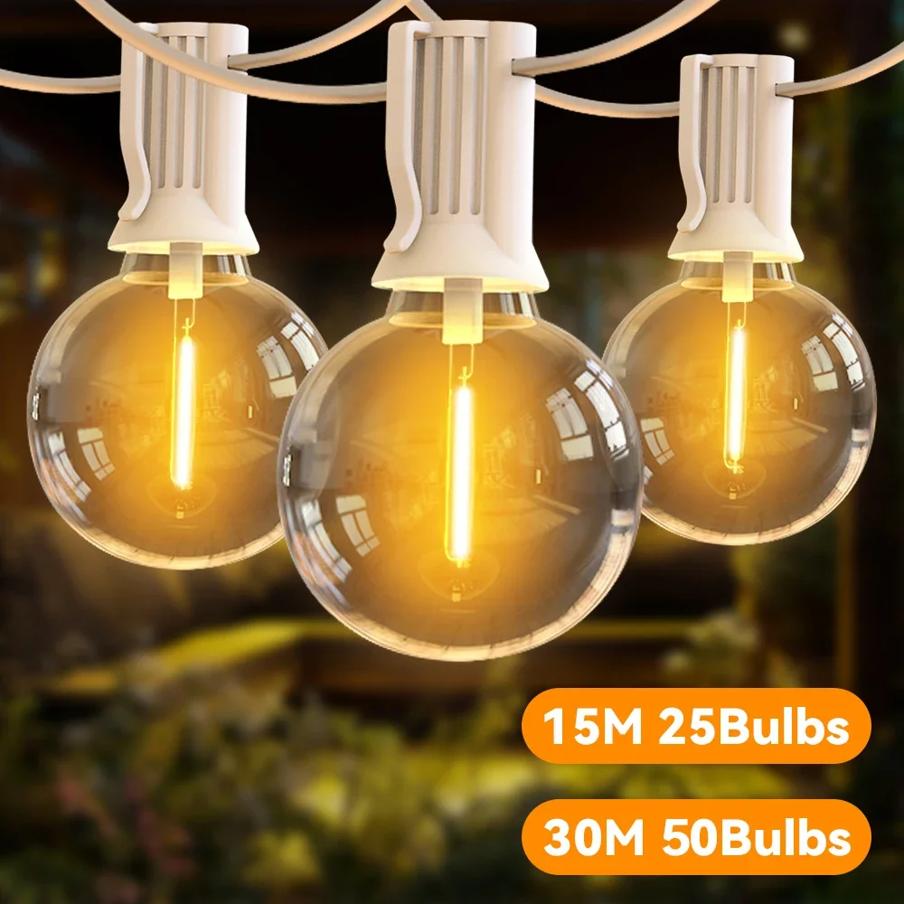 Outdoor Lighting Socket - Guirnalda de luces LED G40 de