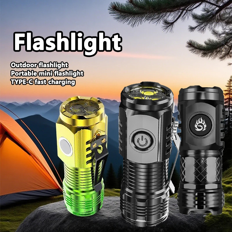 Outdoor Lighting Usa - MINI linterna LED superbrillante, linterna recargable