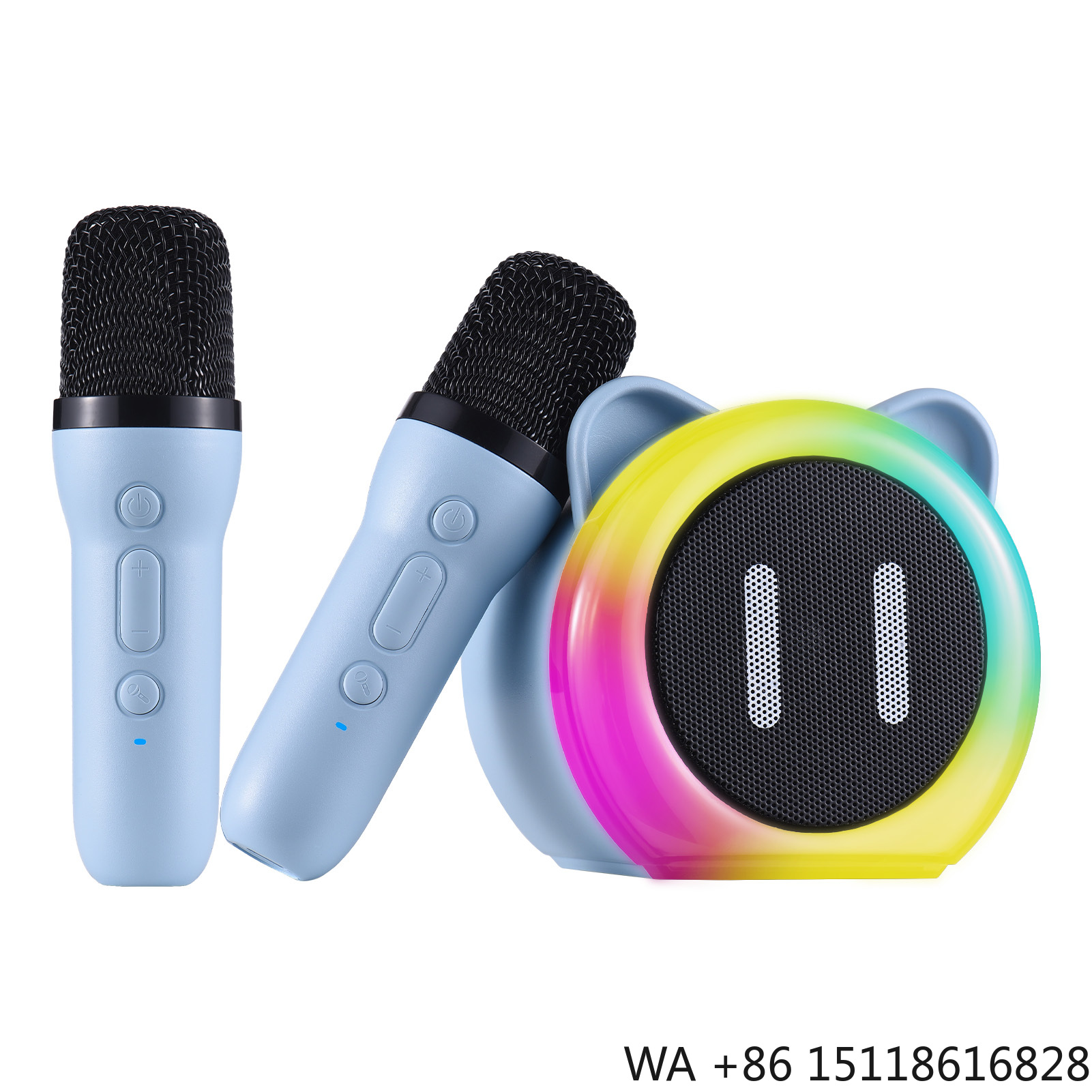 Outdoor Lighting For Garden - Máquina de Karaoke con 2 Micrófonos