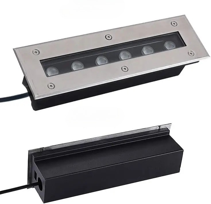 Ground Light Recessed - Luz LED Rectangular Lineal Empotrada en
