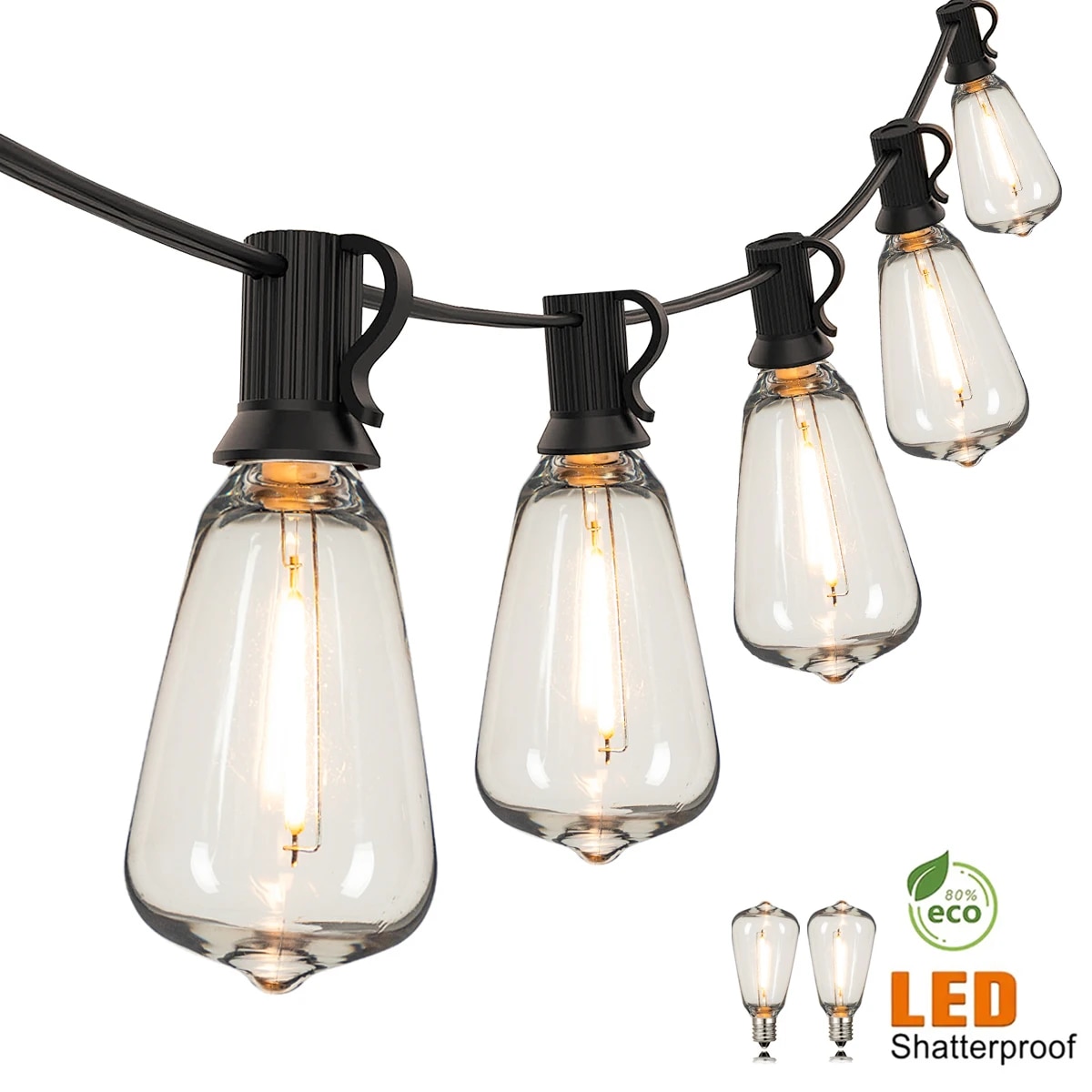 Outdoor Lighting Socket - Guirnalda de Luces ST38 de 110V