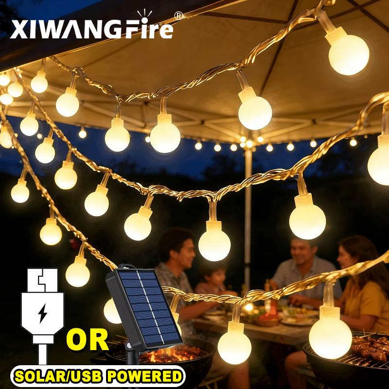 Guirnalda de Luces Solares/USB - Outdoor Lighting For Garden reseña y precio