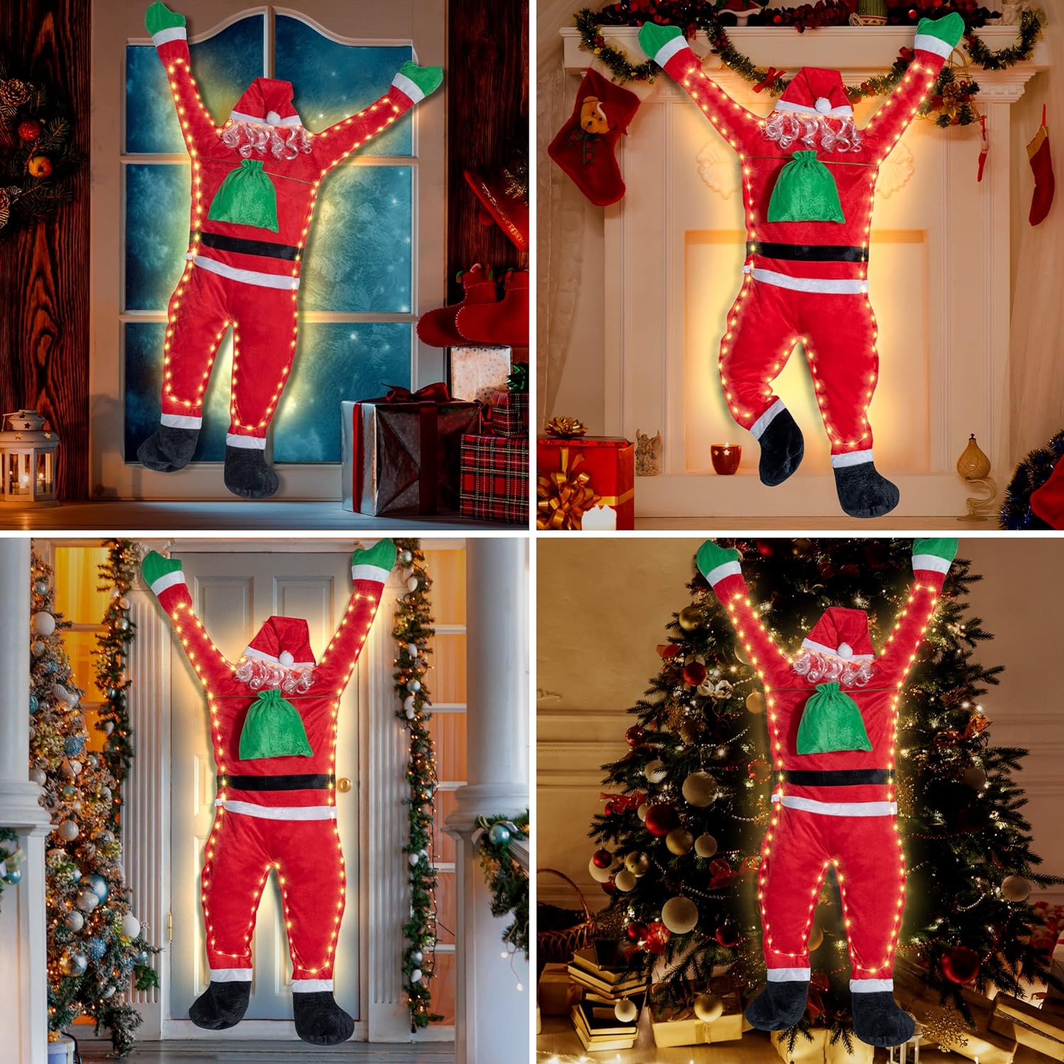Decoración de Papá Noel para i - Outdoor Lighting Kits reseña y precio