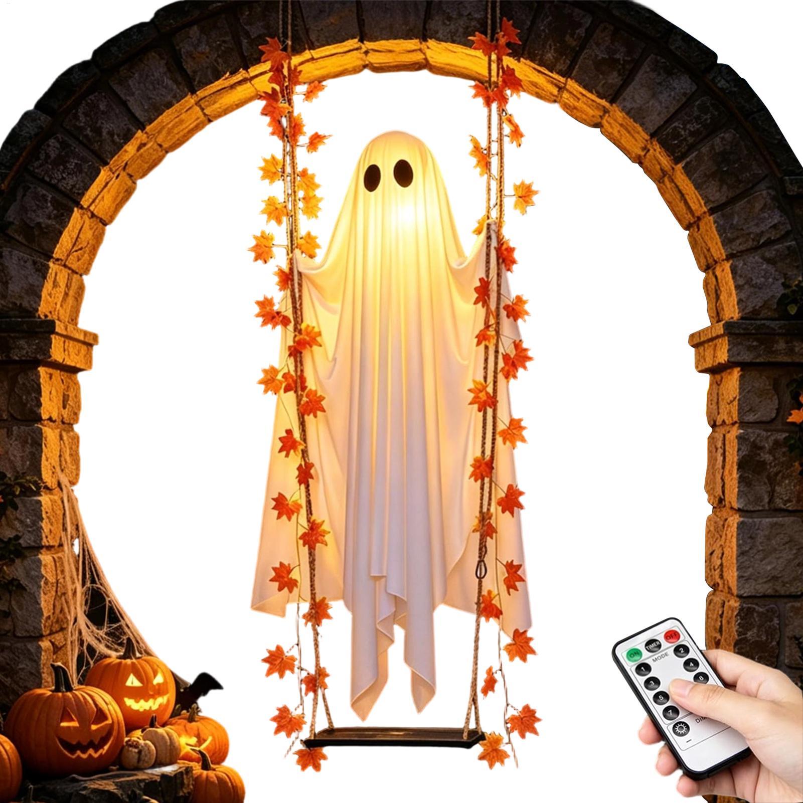 Adornos Fantasma Iluminados co - Outdoor Lighting Front Yard reseña y precio