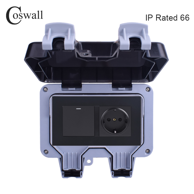 Coswall-Toma de corriente de p - Outdoor Lighting Socket reseña y precio