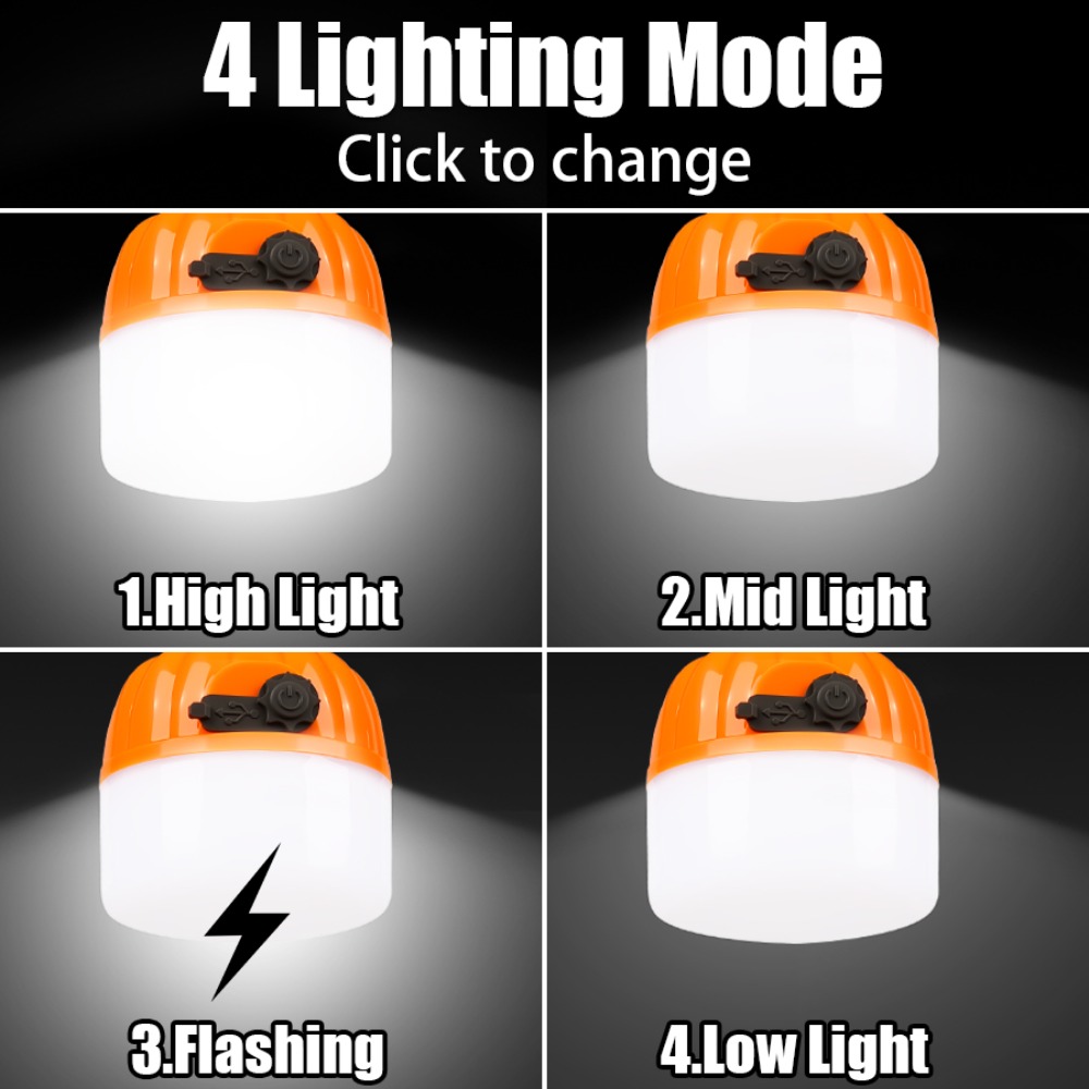 Lámpara portátil para acampar, - Outdoor Lighting Rechargeable reseña y precio
