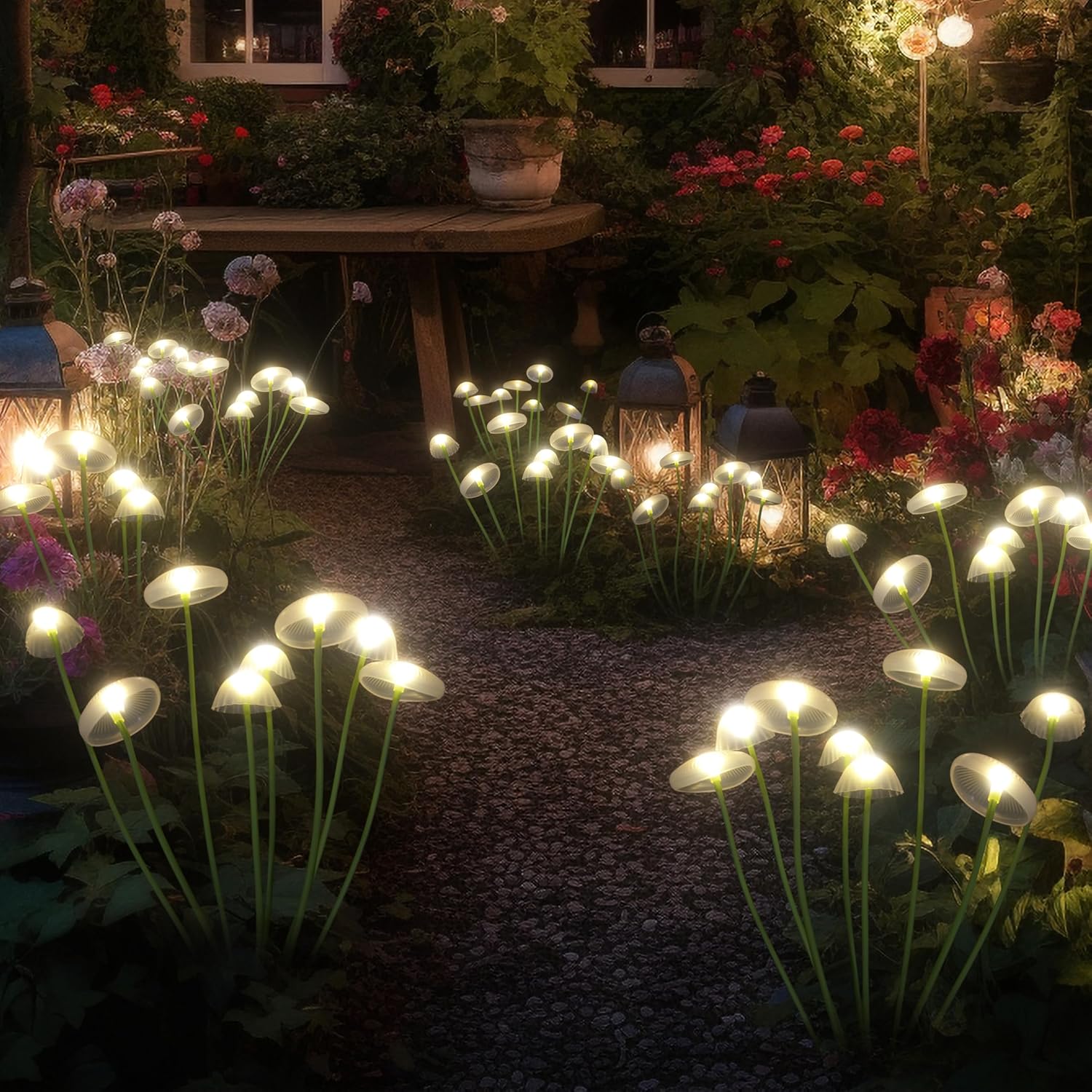 Lámpara LED Solar con Forma de - Outdoor Lighting Jellyfish reseña y precio