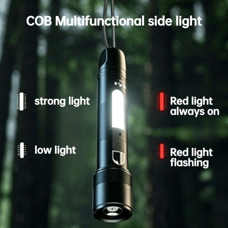 Linterna LED Multifuncional co - Outdoor Lighting Rechargeable reseña y precio