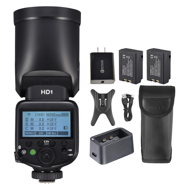 JINBEI HD-1 Flash de Cabeza Re - Outdoor Lighting Kits reseña y precio