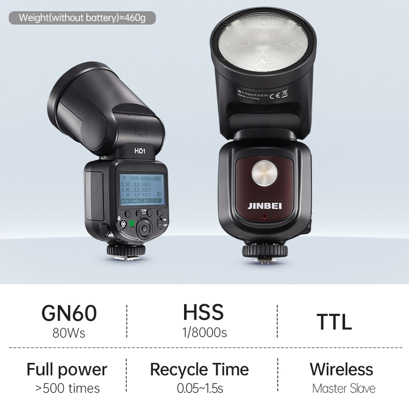 JINBEI HD-1 Flash de Cabeza Re - Outdoor Lighting Kits reseña y precio
