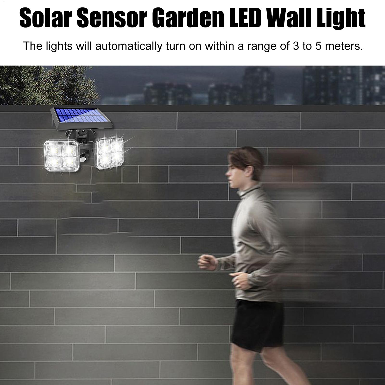 Luces solares con Sensor de mo - Outdoor Lighting Front Yard reseña y precio