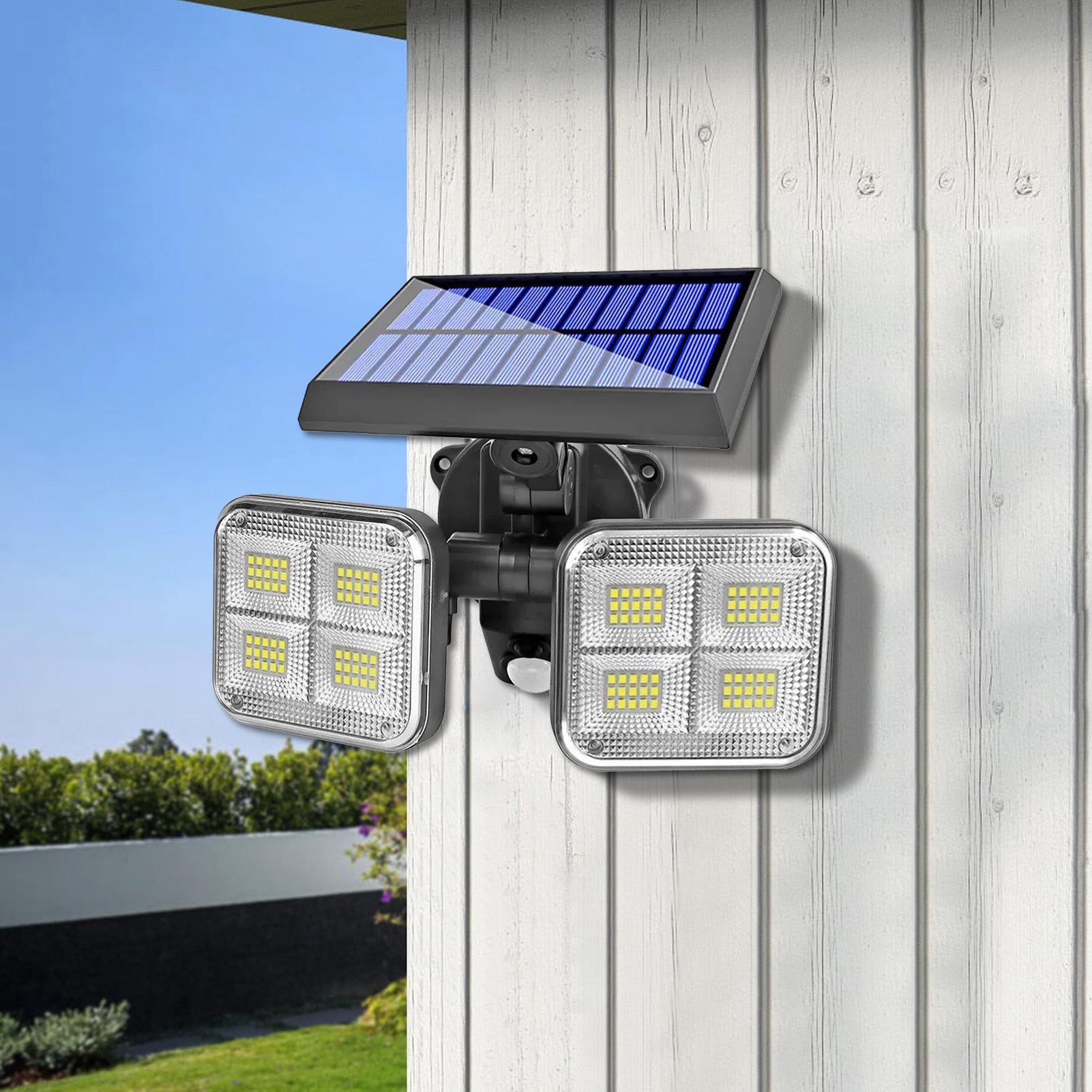 Luces solares con Sensor de mo - Outdoor Lighting Front Yard reseña y precio