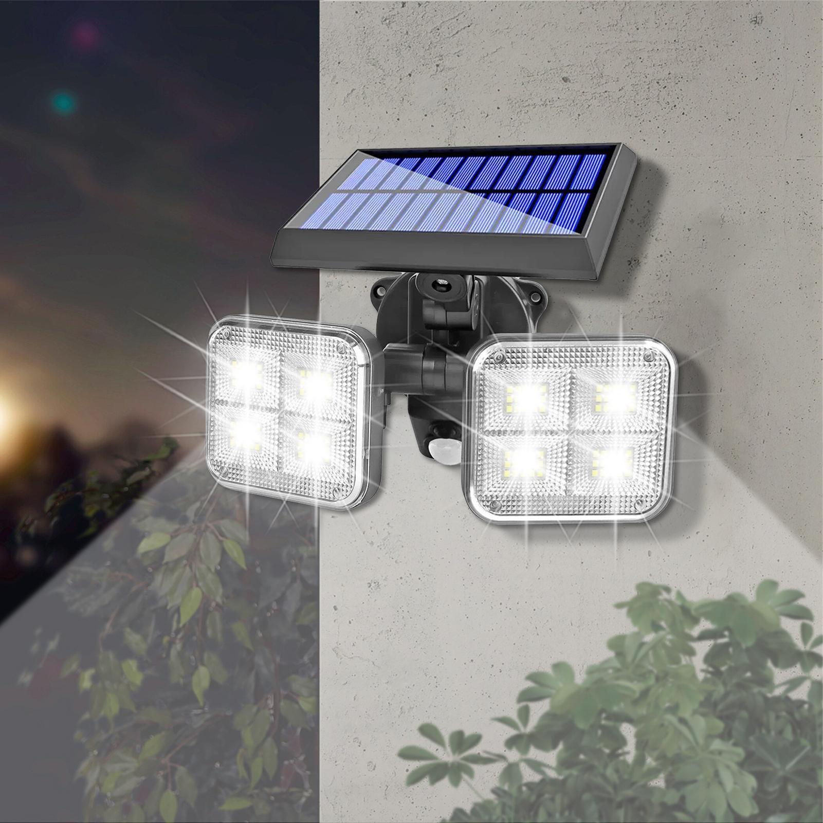 Luces solares con Sensor de mo - Outdoor Lighting Front Yard reseña y precio