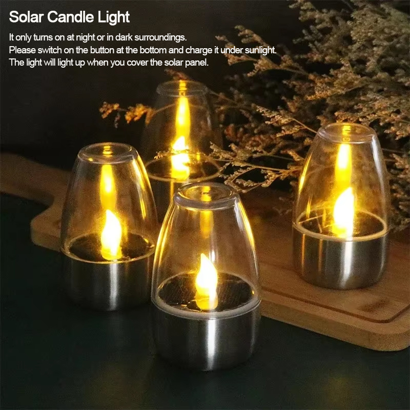 Velas solares LED, luz nocturn - Outdoor Lighting Under Pergola reseña y precio