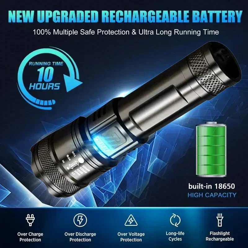 Linterna LED superbrillante, l - Outdoor Lighting Rechargeable reseña y precio