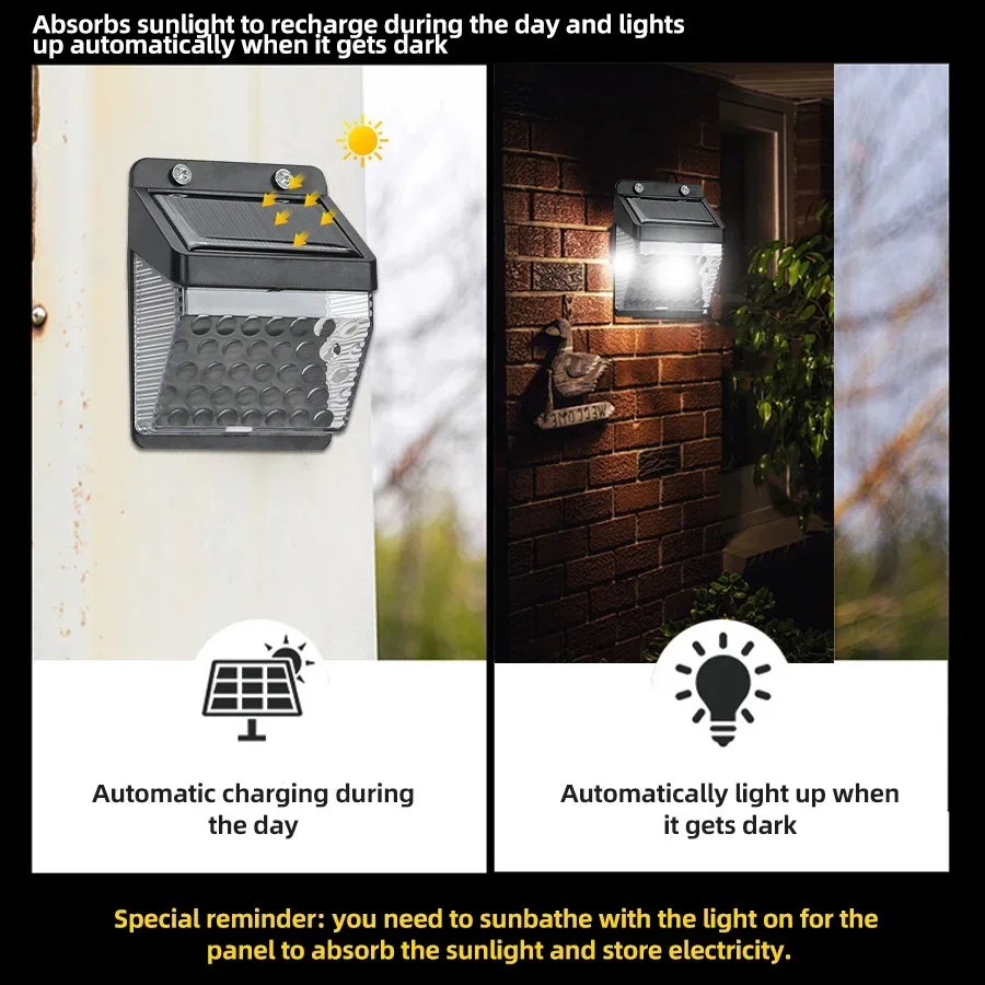 Luz Solar LED con Sensor de Mo - Outdoor Lighting For Garden reseña y precio