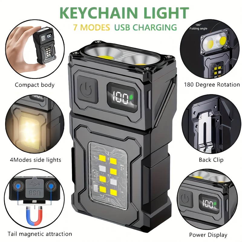 Mini linterna de bolsillo LED  - Outdoor Lighting Usa reseña y precio