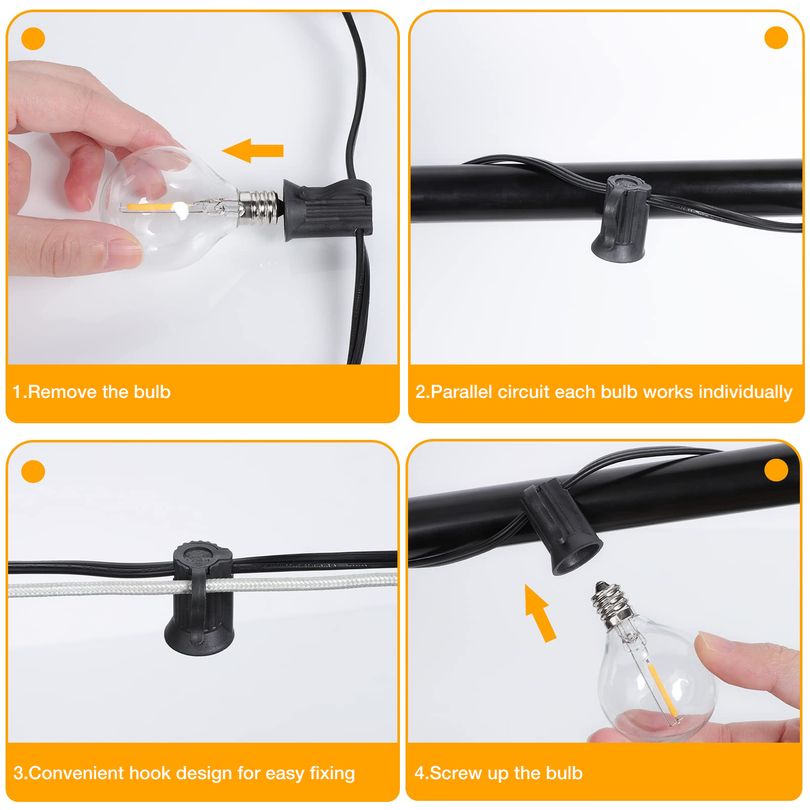 Guirnalda de luces LED Sphoon  - Outdoor Lighting Socket reseña y precio
