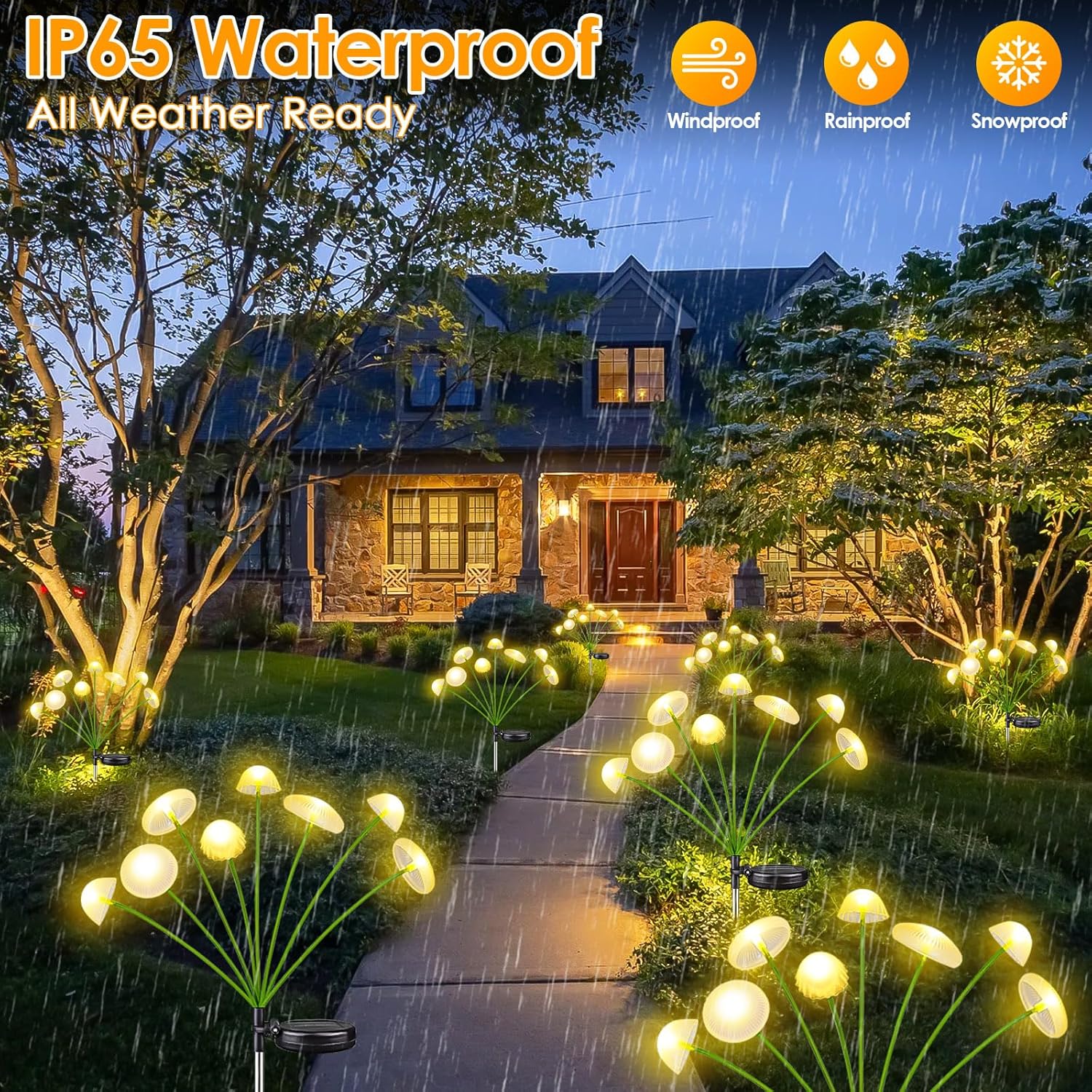Lámpara LED Solar con Forma de - Outdoor Lighting Jellyfish reseña y precio