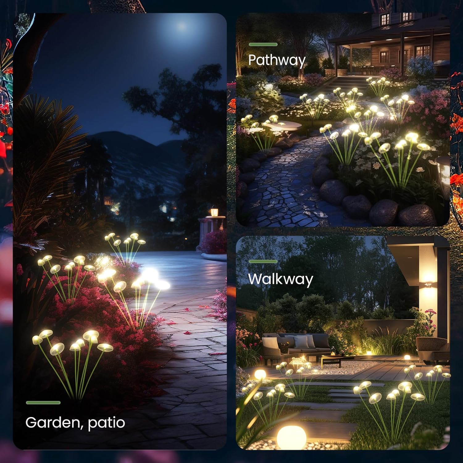 Lámpara LED Solar con Forma de - Outdoor Lighting Jellyfish reseña y precio