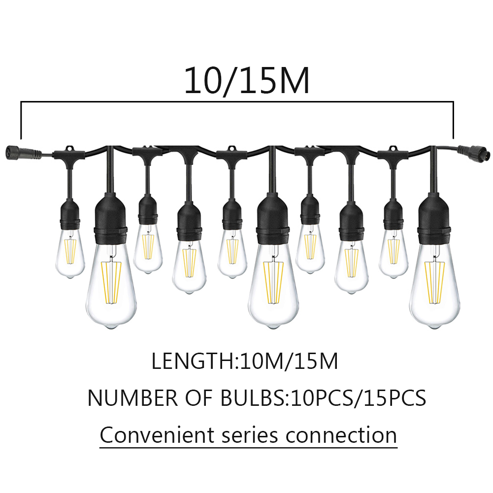 Guirnalda de luces Led E27 ST6 - Outdoor Lighting Socket reseña y precio