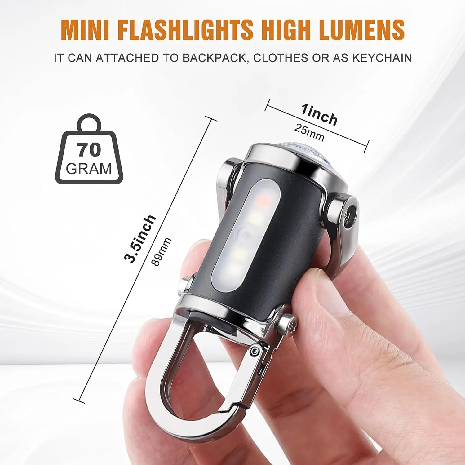Mini llavero linterna recargab - Outdoor Lighting Usa reseña y precio