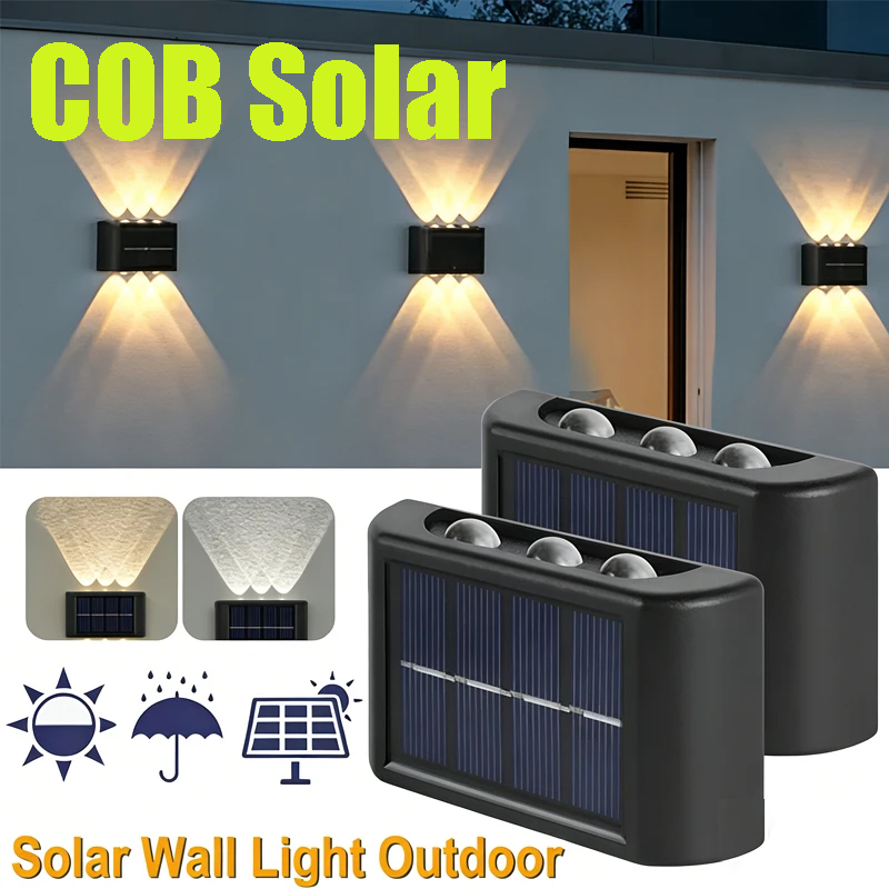 Lámpara Solar COB para Pared,  - Outdoor Lighting For Garden reseña y precio