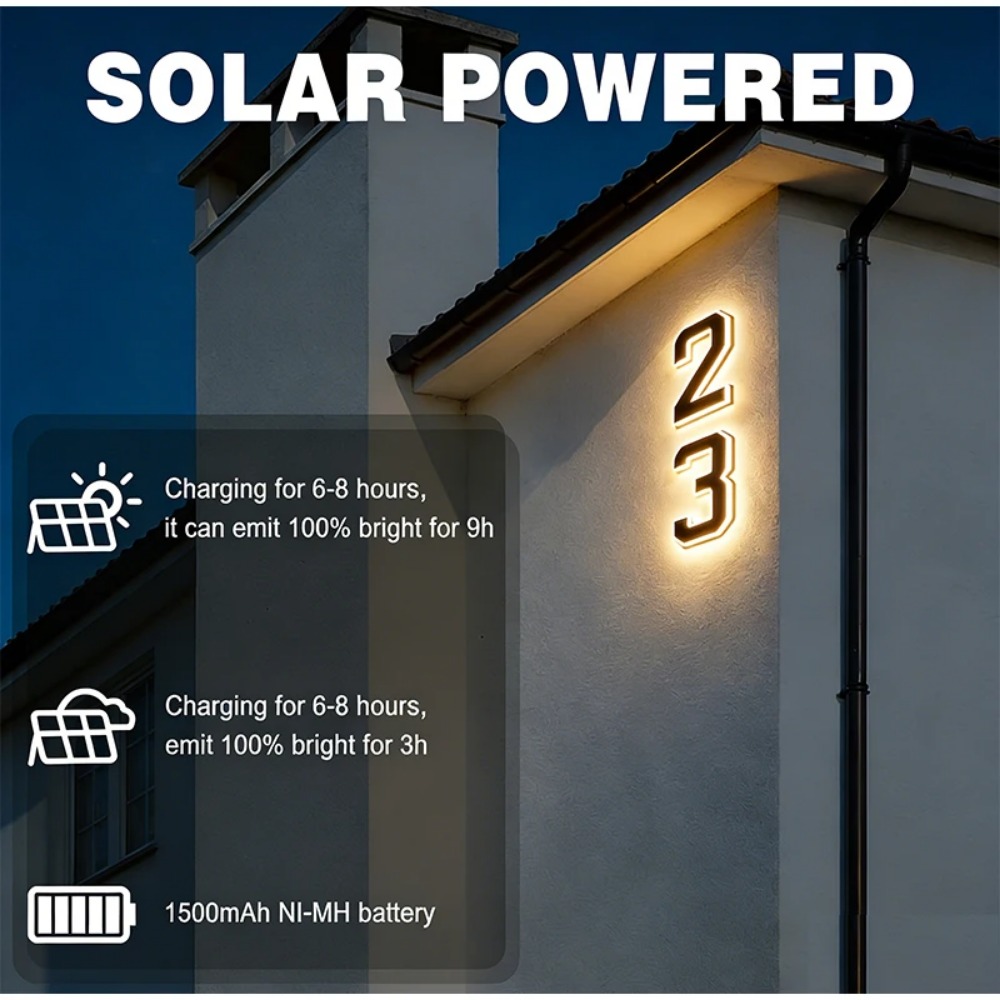 Nuevo Letrero Solar para Direc - Outdoor Lighting Architectural reseña y precio