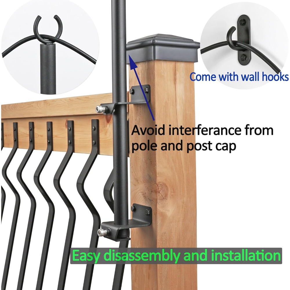 Paquete de 2 postes de luces d - Outdoor Lighting For Garden reseña y precio
