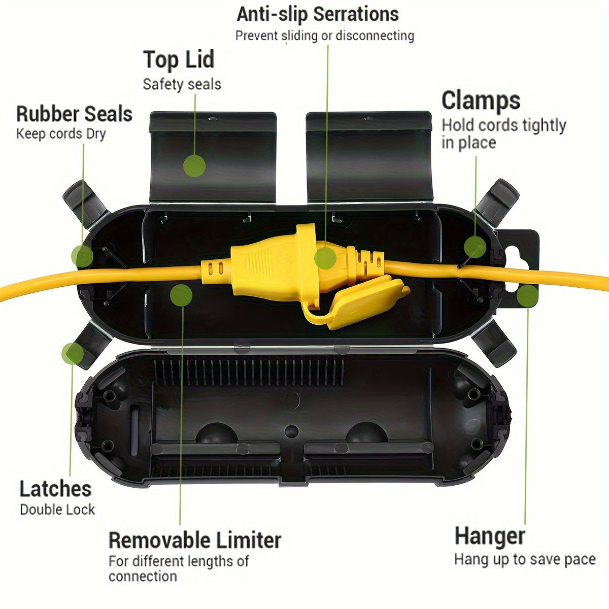 Cubierta protectora de segurid - Outdoor Lighting Socket reseña y precio