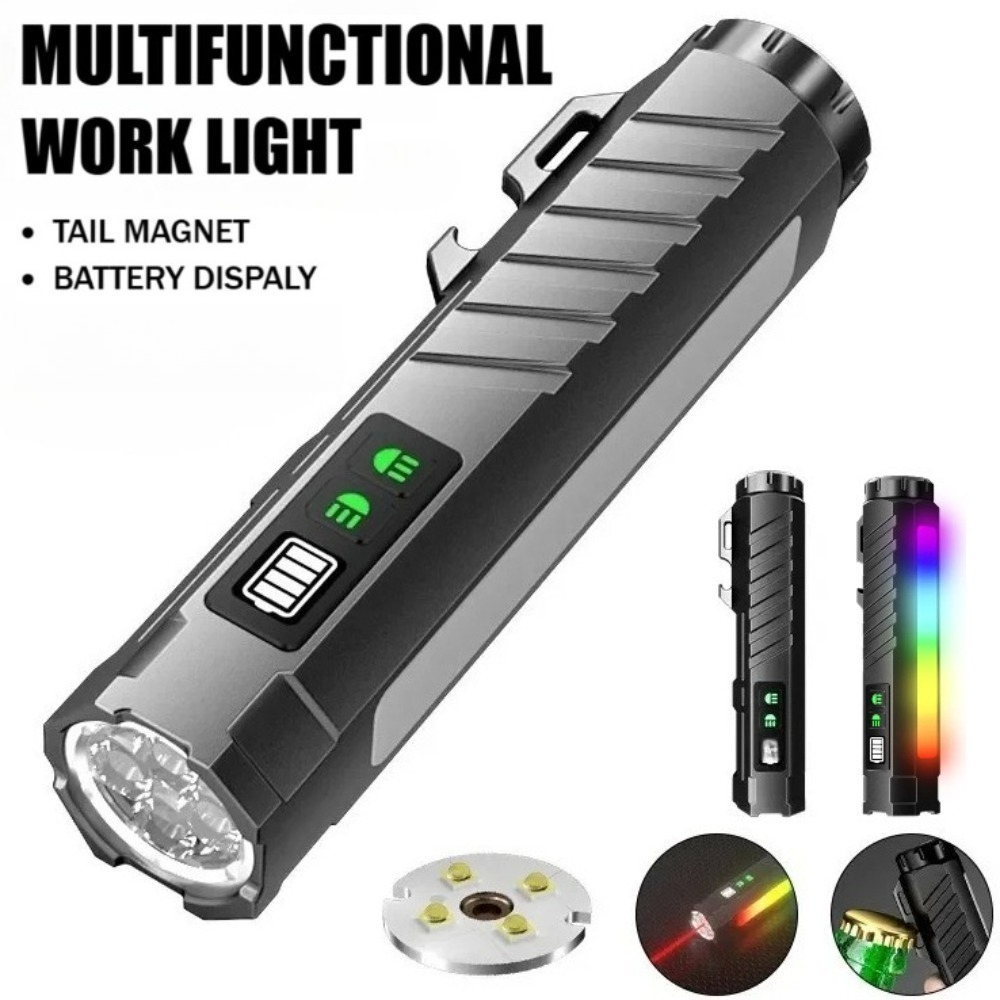Linterna LED Multifuncional de - Outdoor Lighting Rechargeable reseña y precio