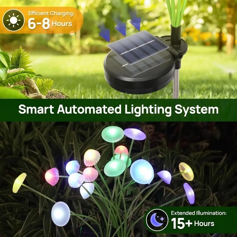 Luces Solares Ambientales con  - Outdoor Lighting Jellyfish reseña y precio