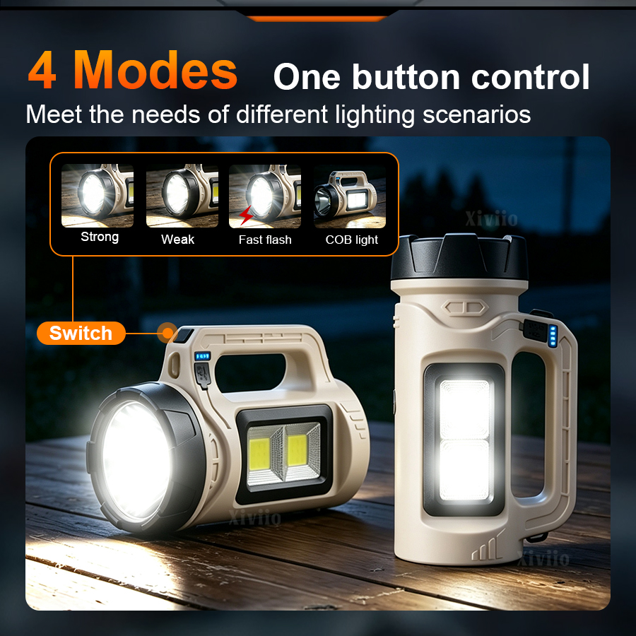 Antorcha LED de mano multiesce - Outdoor Lighting Usa reseña y precio