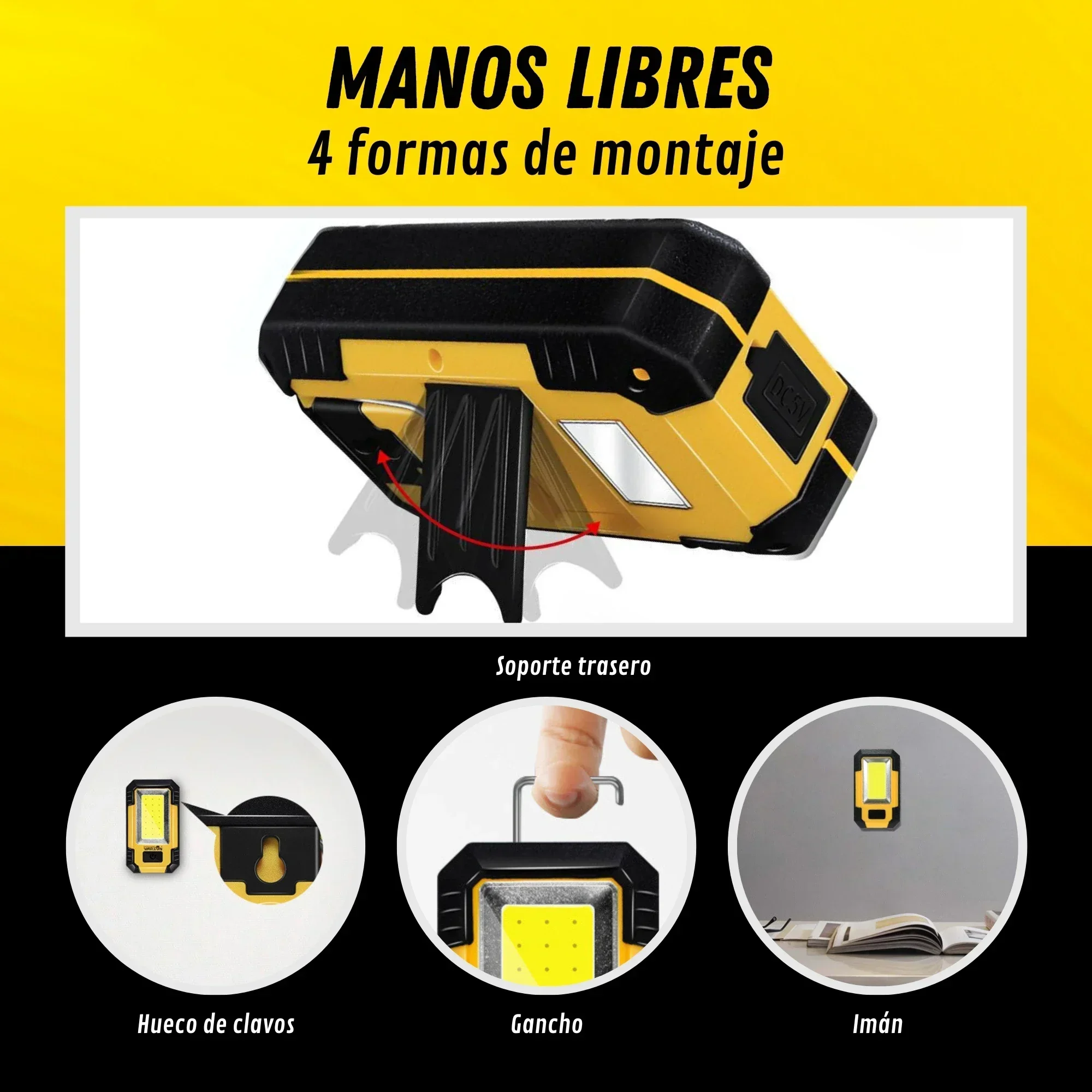 Linterna de Trabajo Recargable - Outdoor Lighting Rechargeable reseña y precio
