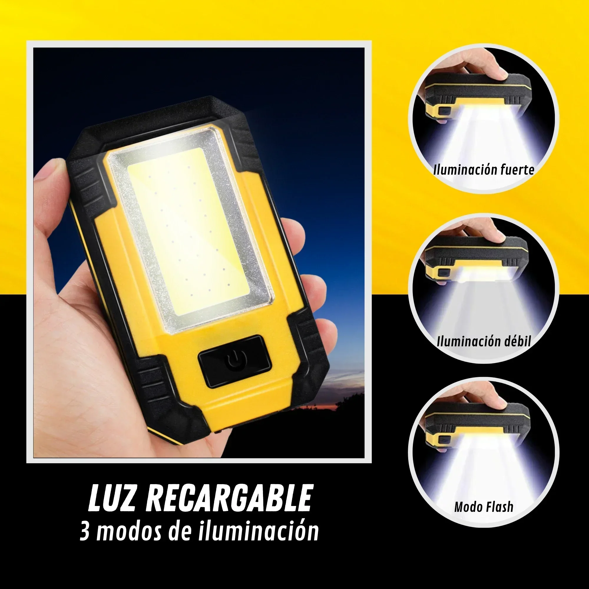 Linterna de Trabajo Recargable - Outdoor Lighting Rechargeable reseña y precio